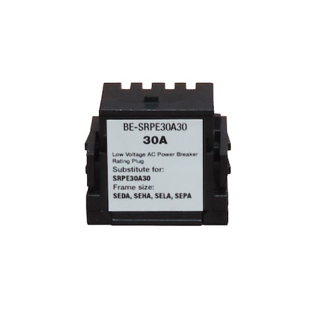 Brah Electric , replacement Spectra rating plugs rated for 30A, 30A sensor - SEDA, SEHA, SELA, SEPA BE-SRPE30A30
