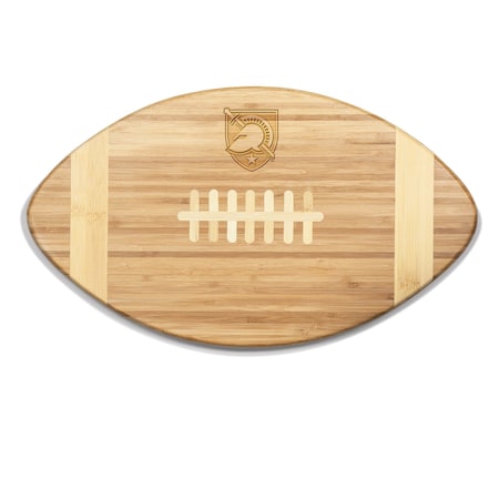Picnic Time Family Of Brands NCAA Army Black Knights Logo Touchdown! Football Cheese Board - Novelty Charcuterie Board 896-00-505-763-0