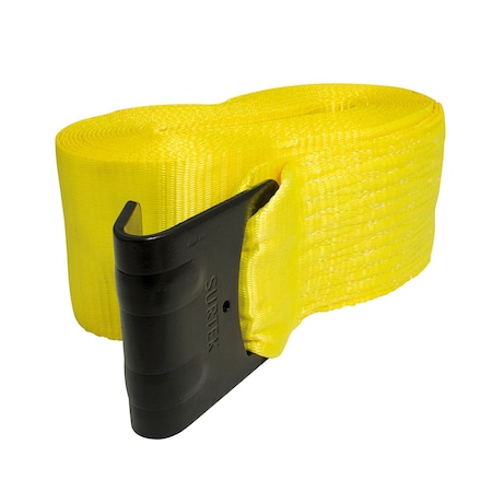 Surtek Winch Strap Wire Hook Flat 4in X 9 M 151136