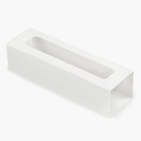 Nashville Wraps White Macaron and Cookie Sleeve with Window, 8.25x2.5x2, 100PK MCSSWH