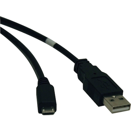 Tripp Lite by Eaton USB to Micro-USB Cable - Type A Male USB - Micro Type B Male USB - 6ft - Black U050-006