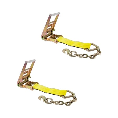 Mytee Products 4in Ratchet w/Chain Anchor No Strap, 2PK RB4Cx2