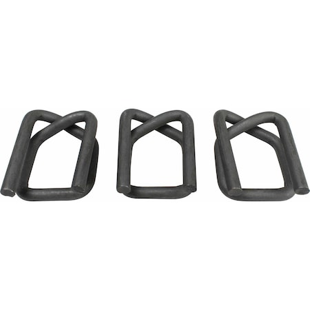 Encore Packaging Poly & Cord Buckles - 1 1/4in Heavy Duty Phosphate Wire Buckles, 250PK P114WB3-PH