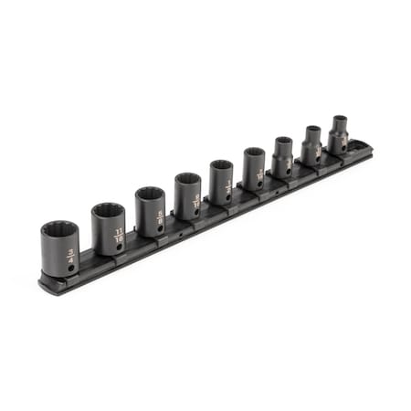 Tekton 3/8 in Drive Impact Socket Set, SAE, 9 pcs SID91108