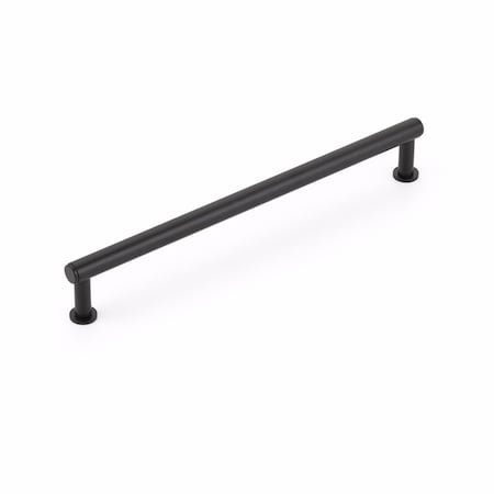 Schaub 8in Center to Center Pub House Cabinet Pull Matte Black Finish 5108-MB