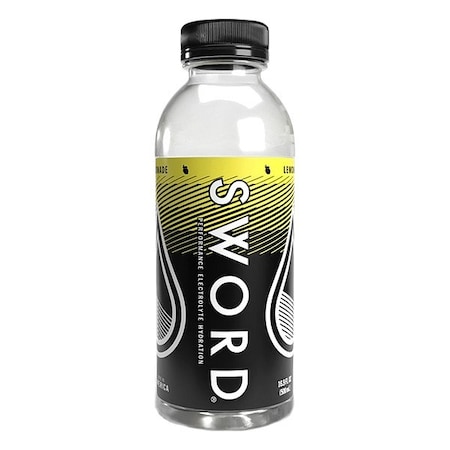 Sword Performance Sports Drink, Lemonade, 16.9 oz, 16.9 oz 01-02-16.9-12-LM