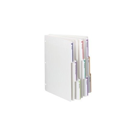 Smead Viewables 3-Ring Binder Index Dividers - Letter - 8.50in Width x 11in Length - White Divider - 10% 89413