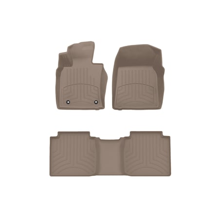 Weathertech Tan, Front and Rear FloorLiner HP 451230-1-2IM