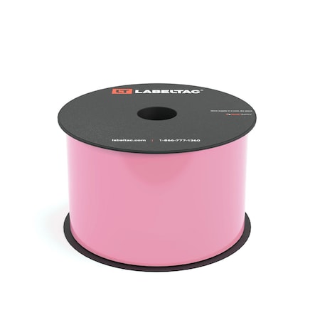 Labeltac LabelTac 4 and Pro Model High Performance 10-Year Vinyl Supply 3in x 150ft, Pink LT312HP