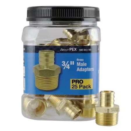The Mosack Group 3/4 IN. BRASS PEXB X MNPT ADAPT APXMA3425JR
