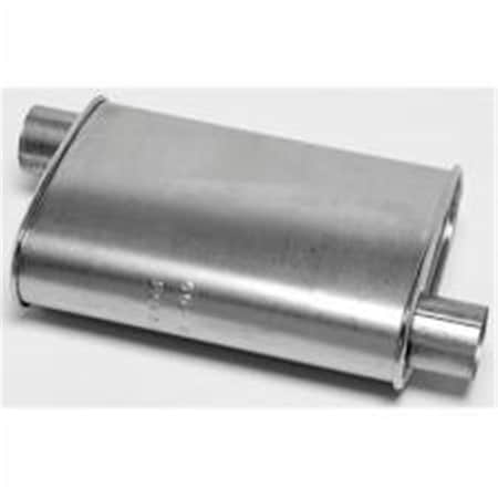 Dynomax 17696 Thrush Turbo Muffler - Oval DYN17696