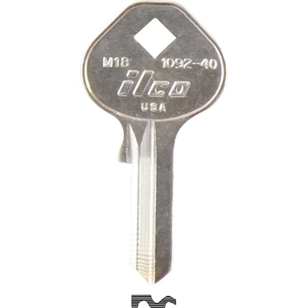 Ilco Master Nickel Plated Padlock Key M18 / 1092-40, 10PK IAL00000142