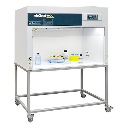Airclean Systems Fume Hood Cart, Powder-Coated Steel ACA1051