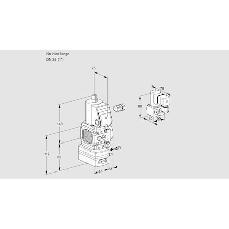 Honeywell Kromschroder VAG1-/25R/NWAE KS88032224