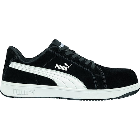 Puma Safety Shoes Women's Athletic Shoe, Black, White, 8 1/2, 640115 640115-08.5-200
