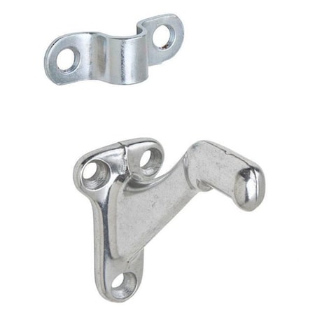 Ives Commercial Aluminum Handrail Bracket Satin Nickel Finish 059A15