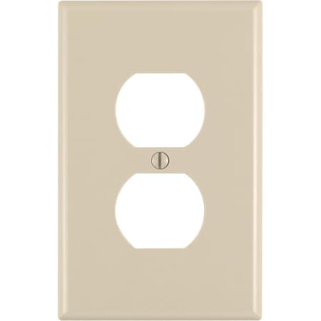 Spark 00PJ8-00I 1-Gang Duplex Device Receptacle Wall Plate Ivory- 20PK SP1492400