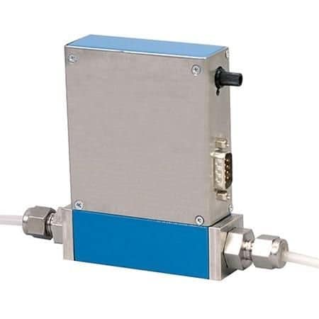 Omega Mass Flow Meter, Gas, 0.1 SCCM to 10 SCCM, 500 psi, 1/4 " Compression, 0 Vdc to 5 Vdc, 4 mA to 20 m FMA2801