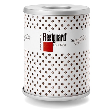 Fleetguard Fuel Filter, 4.4375 in, Cartridge FS19730