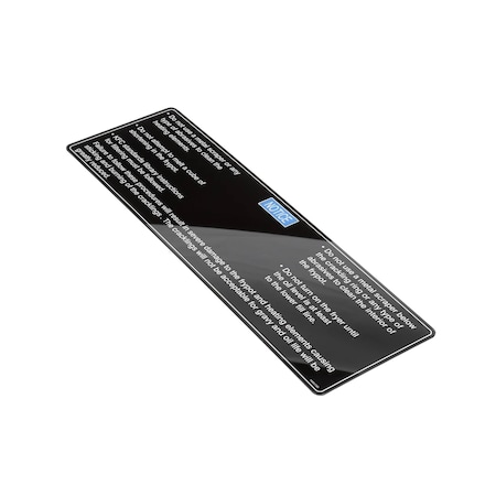 Henny Penny Label/Overlay, Notice 168573