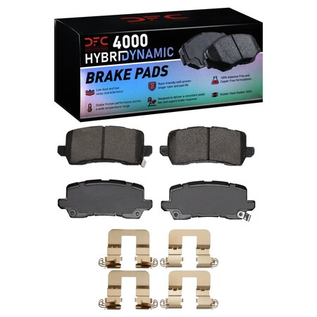Dfc 4000 HybriDynamic, Disc Brake Pad Set,  4000-1698-01