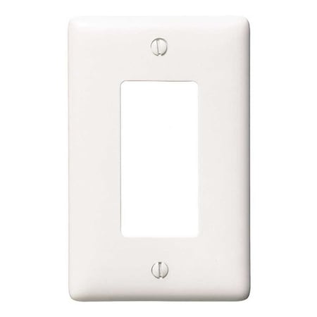 Eaton Wallplate, 4-7/8 in L, 3-1/8 in W, 1 -Gang, Polycarbonate, White, High-Gloss PJ26W