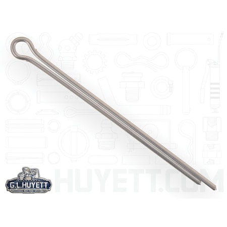Huyett Cotter Pin, 300 Stainless Steel, 0.188 in Dia x 3.500 in Effective Length CPS-187-3500