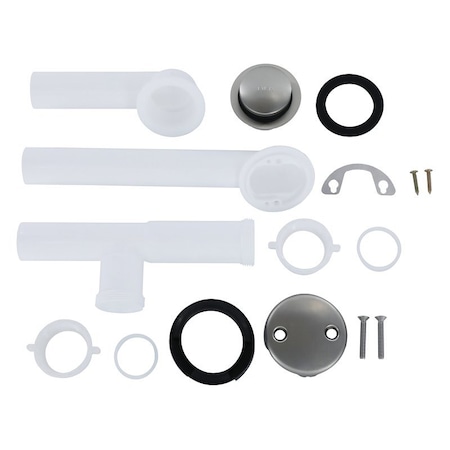 Danco TOUCH-TOE TUB DRAIN KIT BRSNIC 12098
