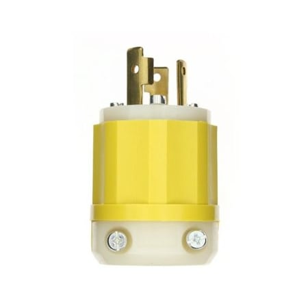 Leviton Industrial Grade Plug 30 Amp, 125 Volt 2611-CY