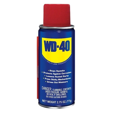 Wd-40 Handy Can Multi-Use Lubricant, Mild Petroleum, Light Amber, 2.75 oz Aerosol Can 490358