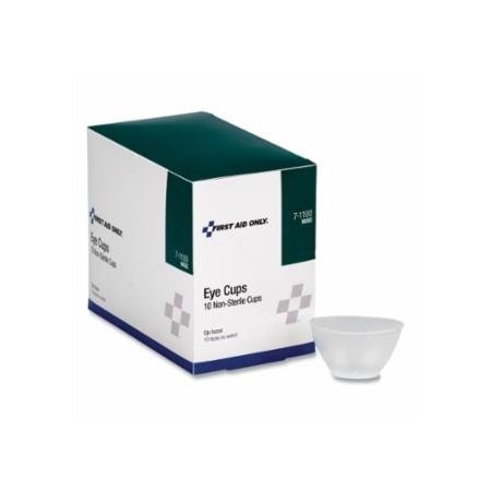 First Aid Only Eye Cup, Sterile, 0.75 fl oz, Plastic, 10 per Box, 10PK 579-7-110