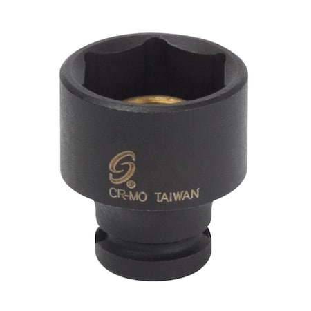Sunex 1/4 in Drive 14Mm Magnetic Impact Socket 814MMG