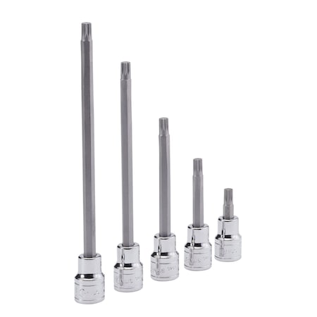 Genius Tools 3/8in Dr. M14 Triple Square Bit Socket 50mmL 344+8114