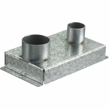 Hubbell Wiring Device-Kellems Recessed 8" Series, Replacement Fitting Box, (2) 1" EMT S1R8JNC2