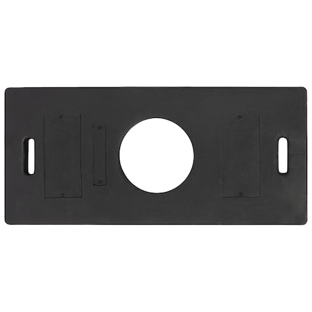 Jrex Safety 30 lb Rectangle Rubber Base for Channelizer Cones BASE-JR-R-30