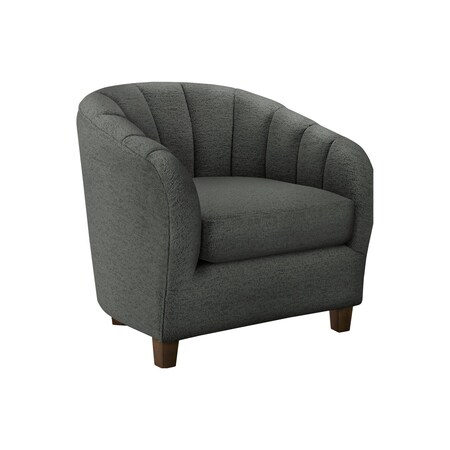 Monarch Specialties Accent Chair, 31-in. h, Upholstered, Living Room, Bedroom, Dark Grey Fabric, Contemporary I 8092