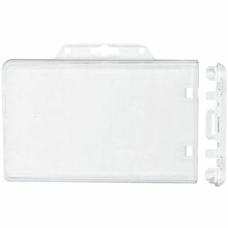 Brady Horizontal Locking Card Holder - 2.25" x 4.25" - Plastic 1840-6040