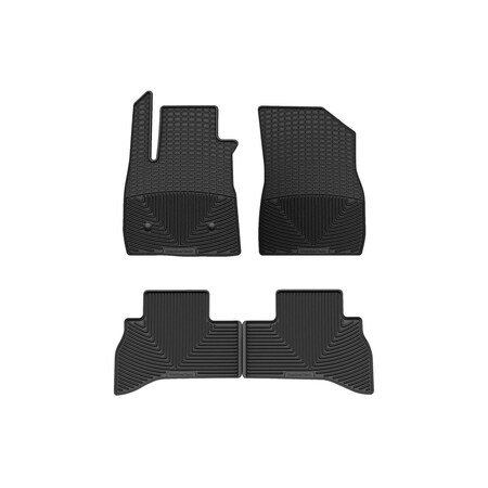 Weathertech Black, Front and Rear All Weather Floor Mats W556-W559