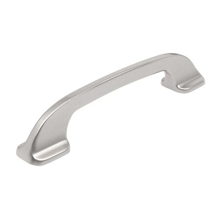 Richelieu 3 3/4-inch (96 mm) Center to Center Brushed Nickel Contemporary Cabinet Pull BP735096195