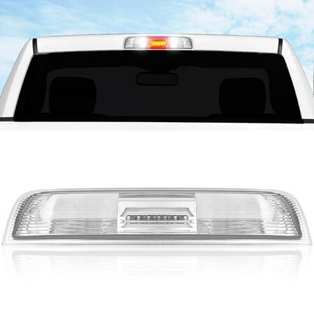 Recon Truck Accessories 09-C RAM 1500/10-C RAM 2500/3500 RED LED 3RD BL KIT W/ CREE XML WHITE LED CRG LIGHT-CLR LENS 264112CLHP