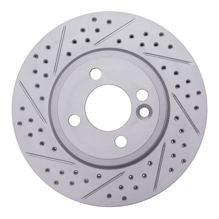 Dynamic Friction Co DFC Geoperformance Rotor - Drilled and Slotted 830-32005L