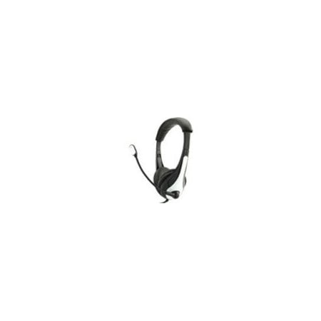 Avid Products On-Ear Headset with Microphone Black/White AE-36-White