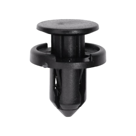 Auveco Suzuki Front Lights, Cowl & Rear Bumper Push-Type Retainer. Black Nylon, 15PK 22083