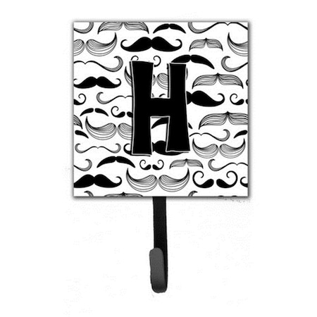 Carolines Treasures Letter H Moustache Initial Leash and Key Holder CJ2009-HSH4