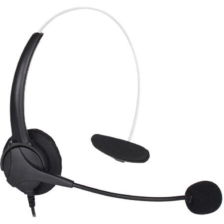 Centon Otm Basics Monaural Headset & Omnidirectional Mic w/ Usb Connector OB-ANK
