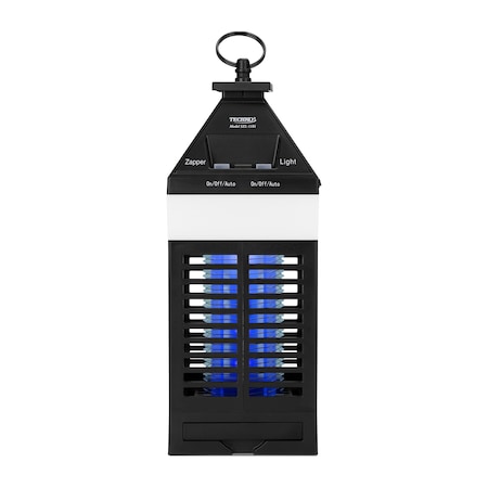 Techko Solar Mosquito Bug Zapper Lantern with 360 degrees Easy-Clean Brush SZL-1101-1