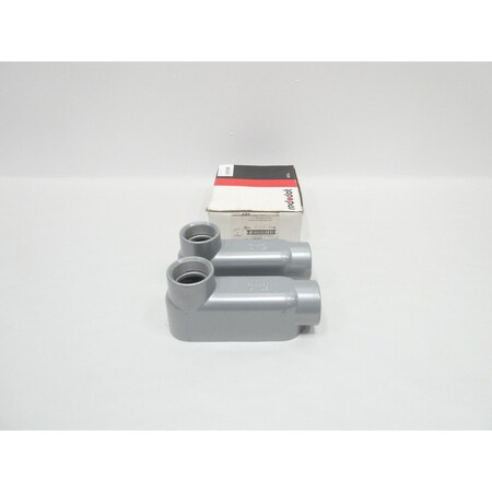 Abb BOX OF 2 ALUMINUM LB CONDUIT OUTLET BODY 1-1/2IN, 2PK ALB-5