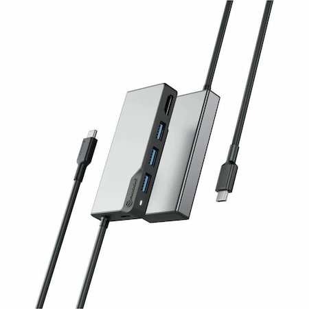 Alogic FUSION CORE USB-C 5 IN 1 HDMI + USB HUB - SPACE GREY UCFUHDV2-SGR
