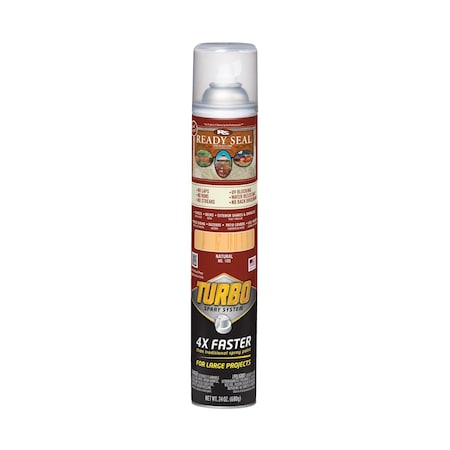 Ready Seal Exterior Wood Stain Turbo Spray, Natural, 24 oz 401752