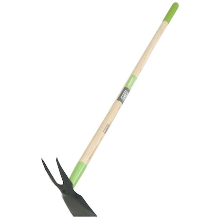 Ames Weeder Hoe, 2-Prong, Hardwood Handle, Cushion Grip 2825500